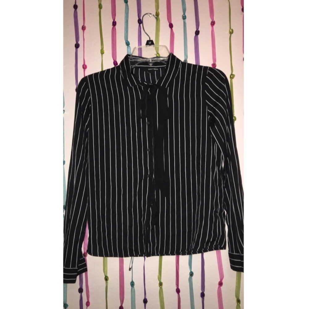 Stripped button down top (size XS)